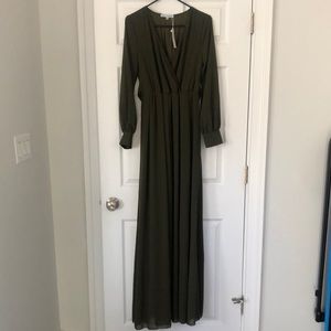 Brand New Olive Green Baltic Born Maxi Dress